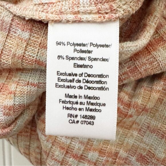 Olivia & Vivian Wide Leg Cropped Ribbed Knit Pants - Size Small - Picture 5 of 5